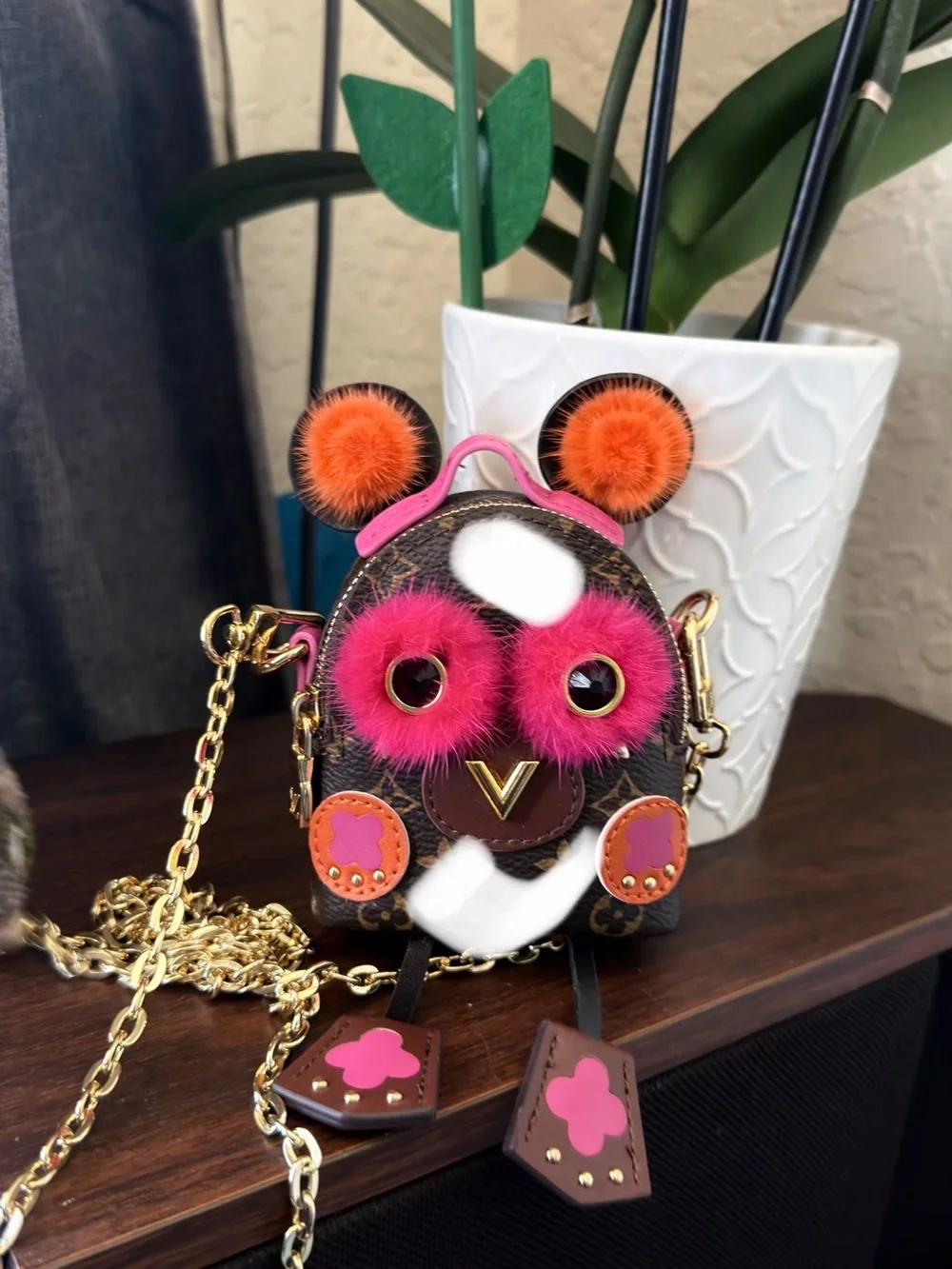 Keychain and crossbody mini purse